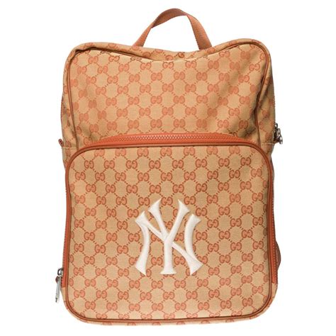 yankees gucci backpack|gucci yankees hat.